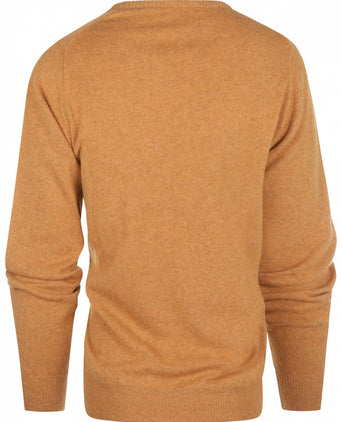 William Lockie Round Neck Lambswool Pullover | Gazelle
