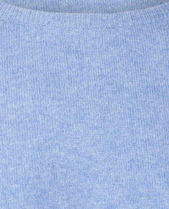 William Lockie Round Neck Lambswool Pullover | Surf