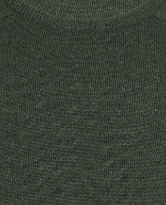 William Lockie Round Neck Lambswool Pullover | Rosemary