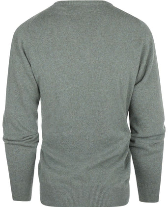William Lockie Round Neck Lambswool *Sale* | Caspian/Landscape