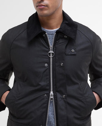 Ashby Wax Jacket | Black