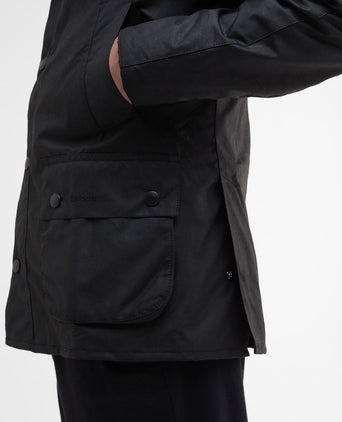 Ashby Wax Jacket | Black