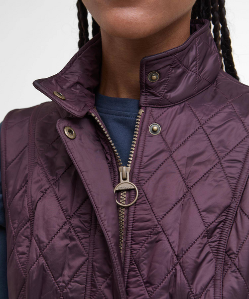 Barbour Dames Wray Quilted Gilet | Roze