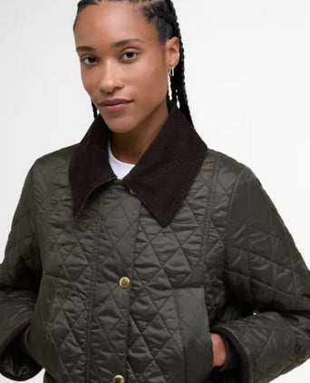 Barbour Modern Beadnell Quilted Jacket | Green