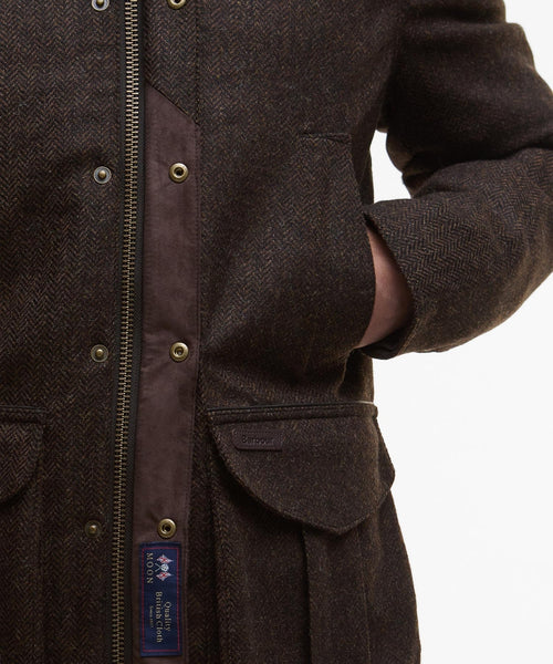 Barbour Hereford Tweed Wool Jacket | Brown