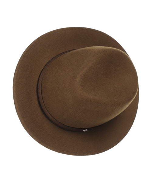 Sporty Italian Hat Wool Felt | Brown