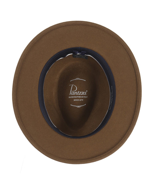 Sporty Italian Hat Wool Felt | Brown