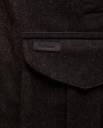 Barbour Hereford Tweed Wool Jacket | Brown