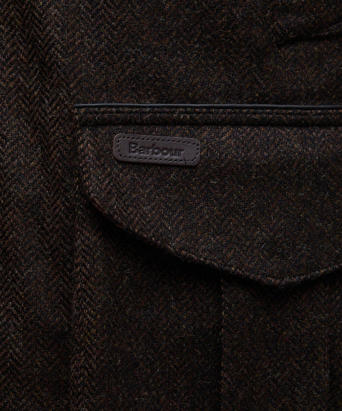 Barbour Hereford Tweed Wool Jacket | Brown