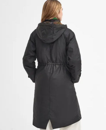 Barbour Long Cannich Wax Jacket Women's | Green