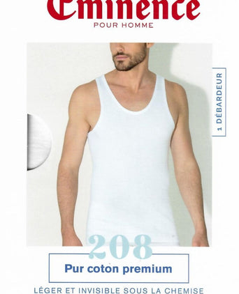 singlet soft cotton | White