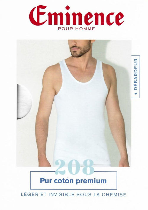 singlet soft cotton | White