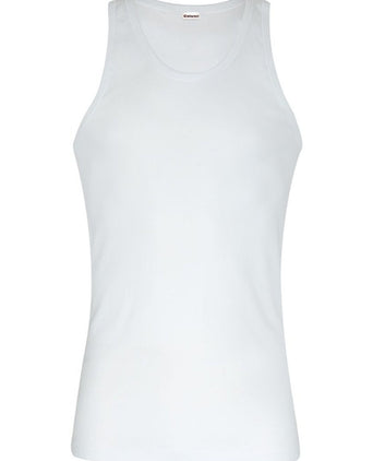 singlet soft cotton | White