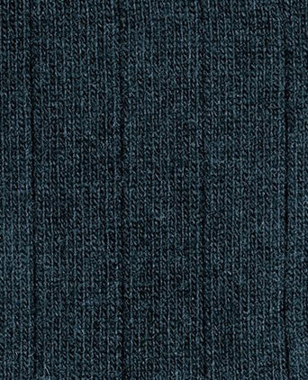 Lhasa rib men's knee socks | Blue