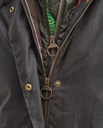 Barbour Long Cannich Wax Jacket Women's | Green