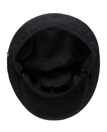 Classic Wool Cap with Earflaps | Black