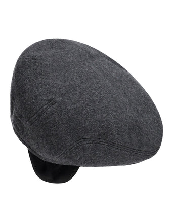 Classic Wool Cap with Earflaps | Grey