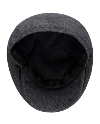 Classic Wool Cap with Earflaps | Grey