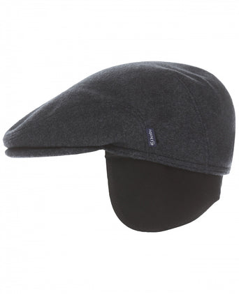 Classic Wool Cap with Earflaps | Blue