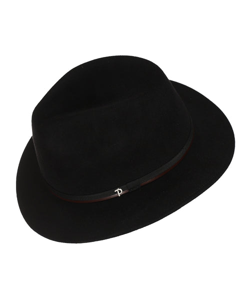 Sporty Italian Hat Hair Felt | Black