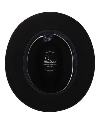 Sportieve Italiaanse Hoed Haarvilt | Zwart