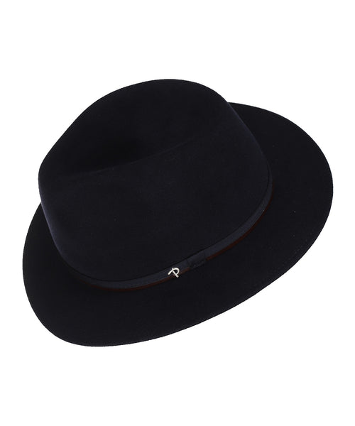 Sporty Italian Hat Hair Felt | Navy Blue