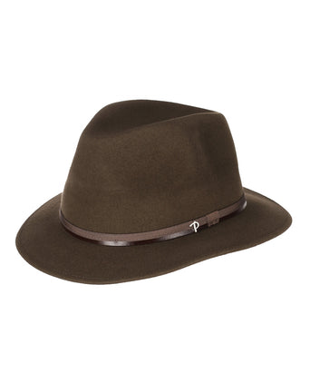 Sportieve Italiaanse Hoed Haarvilt | Bruin
