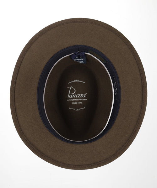 Sporty Italian Hat Hair Felt | Brown