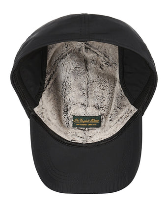 Wool Baseball with Earflaps | Black