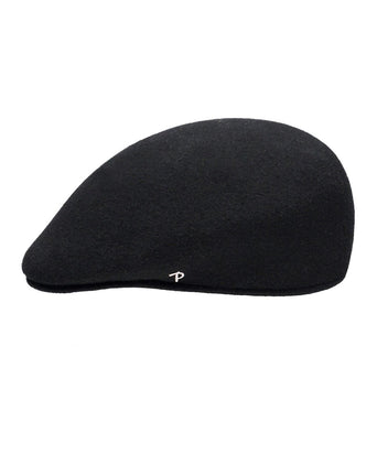 Italian Blocked Cap | Black