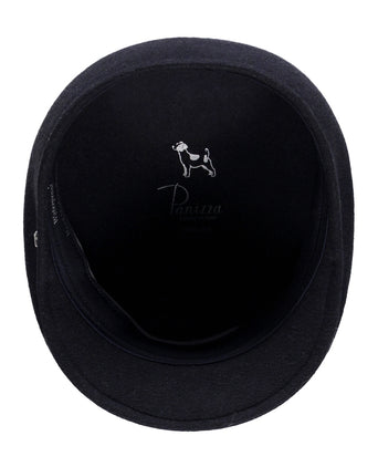 Italian Blocked Cap | Navy Blue