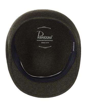 Italian Blocked Cap | Green