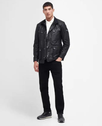 Barbour Intl. Duke Wax Jacket | Black