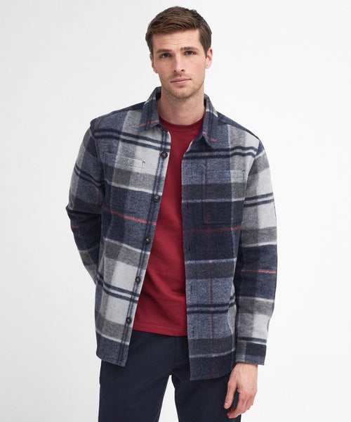 Barbour Chapter Tailored Check Overshirt | Blue