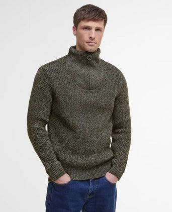 Barbour New Tyne Half Zip Jumper | Grey