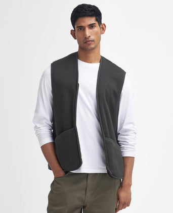 Warm Pile Liner bodywarmer | Green