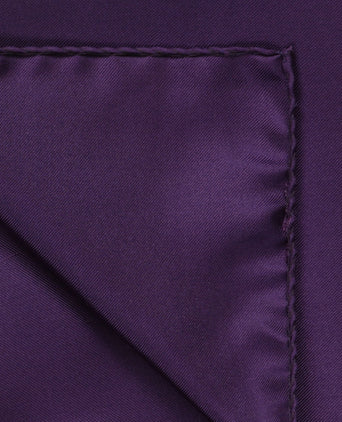 Pocket Square Silk Uni | Purple
