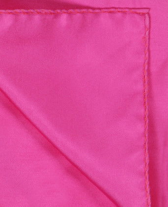 Pocket Square Silk Uni | Fuchsia