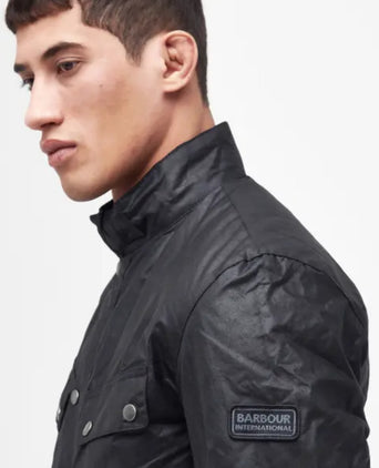 Barbour Intl. Duke Wax Jacket | Black
