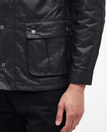Barbour Intl. Duke Wax Jacket | Black