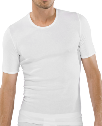 Schiesser T-shirt round neck | White