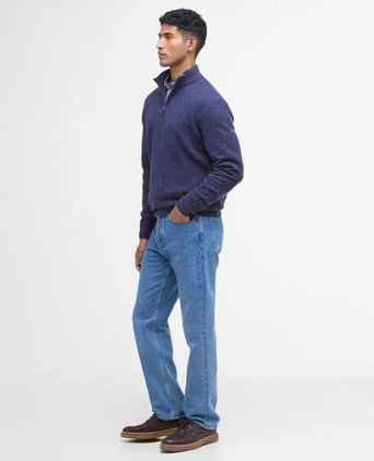 Tisbury High Neck Sweater | Blue