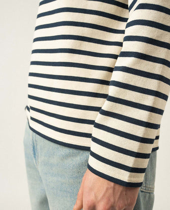 Meridien Modern Sweater | White