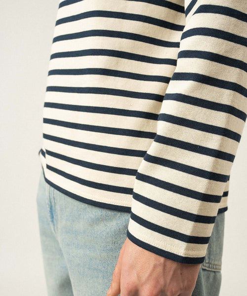 Meridien Modern Sweater | White