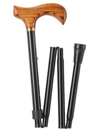 Folding Walking Stick | Black
