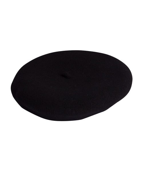 Wool Beret | Black