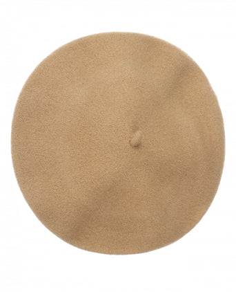 Wool Beret | Brown
