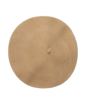 Wool Beret | Brown