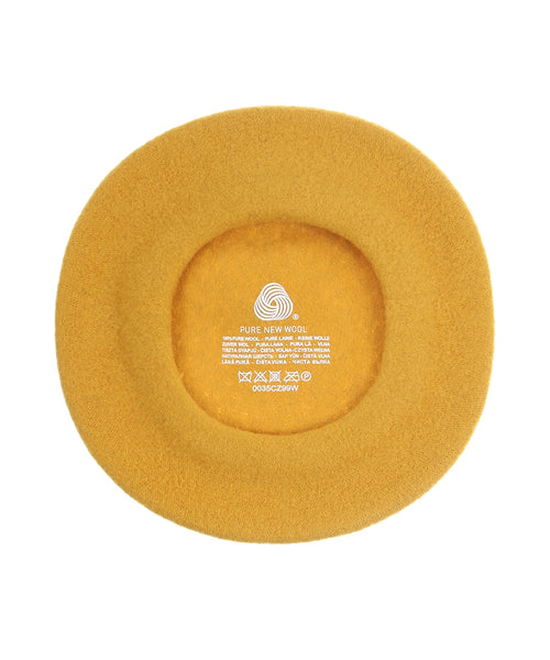Wool Beret | Yellow
