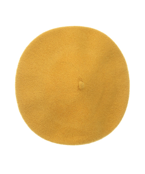 Wool Beret | Yellow